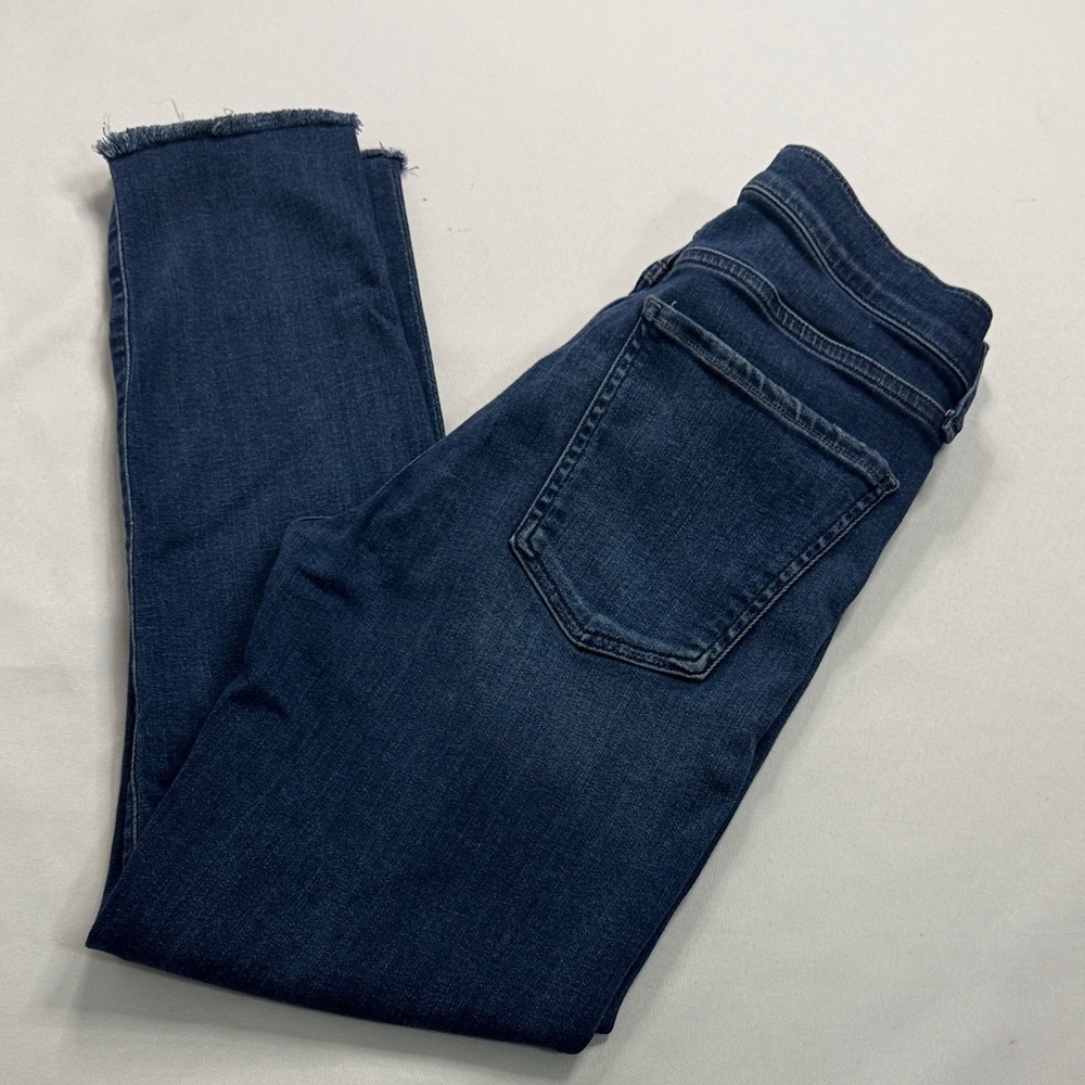 Agolde Deep Blue Women's Cropped Jeans